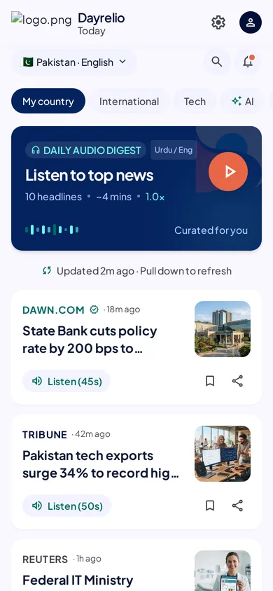 News screen